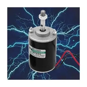 Motor de CC de imán permanente de 12 V 30 W motor de