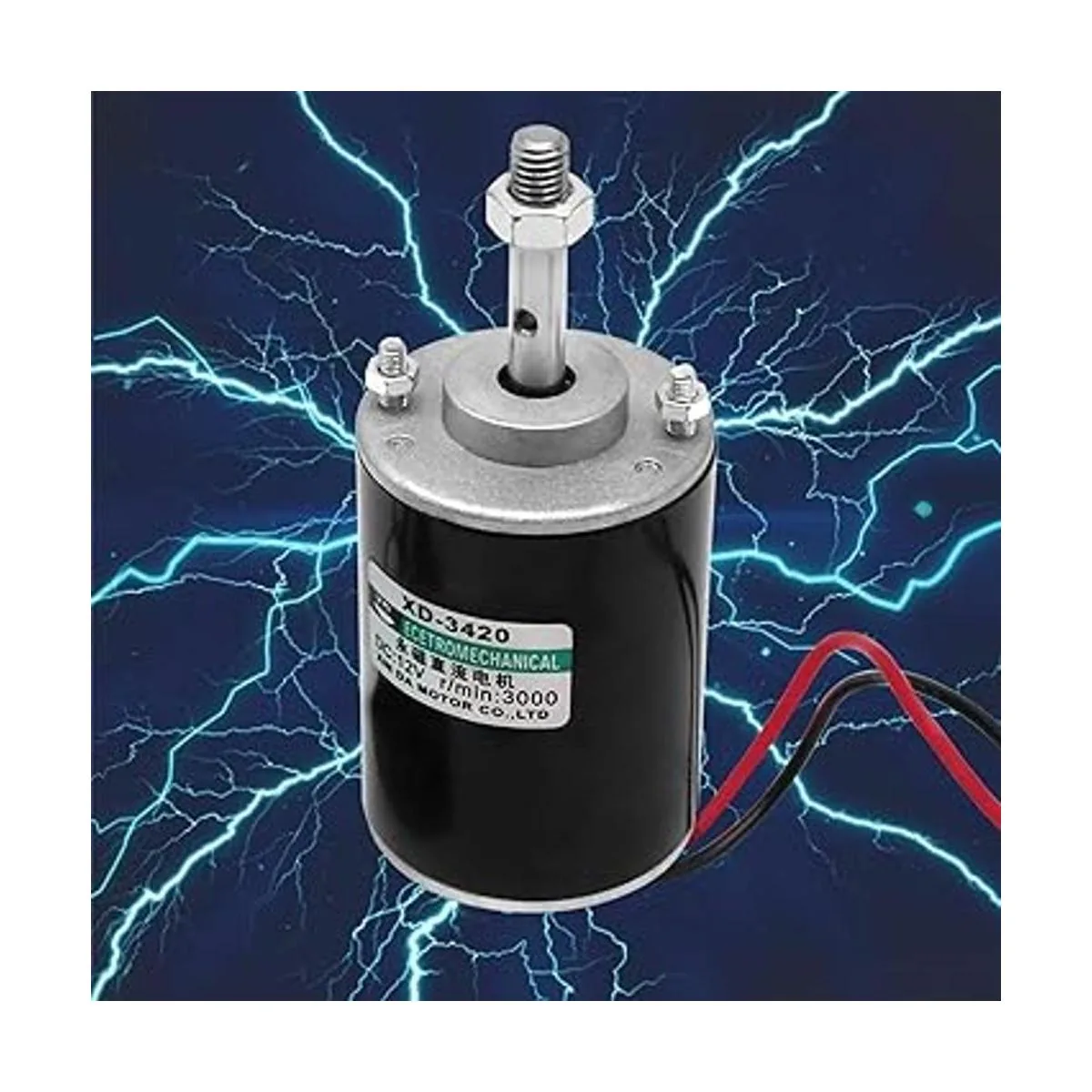 Motor de CC de imán permanente de 12 V 30 W motor de