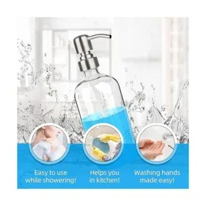 ARKTEK Dispensador de jabón de vidrio dispensador de_5