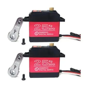 Pack de 2 servo digital de 55.1 lbs de engranaje de metal_1
