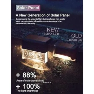 Luces solares para cubierta de valla luces para_2