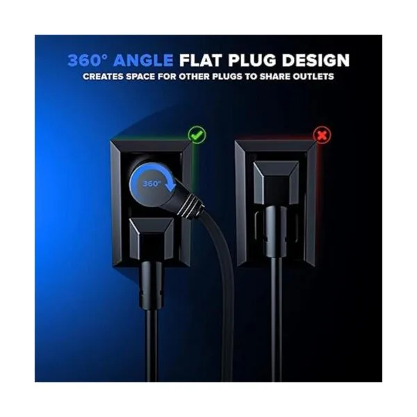 Cable de extensión con puertos USB de 3 pies cable de_3