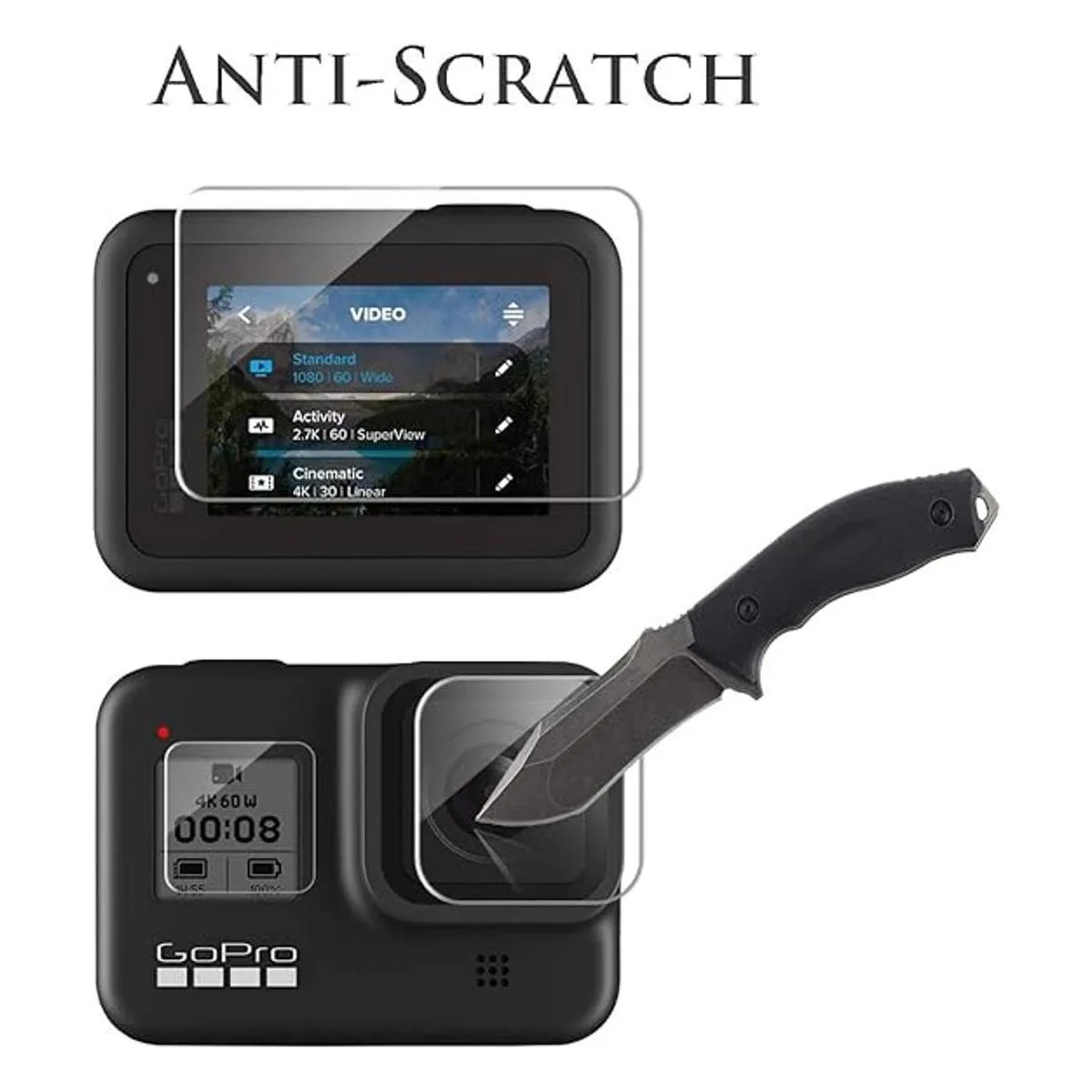 3 juegos de 9 paquetes Orzero Protector de vidrio_3