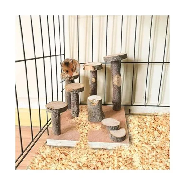 Hamster escalada plataforma de madera soporte para