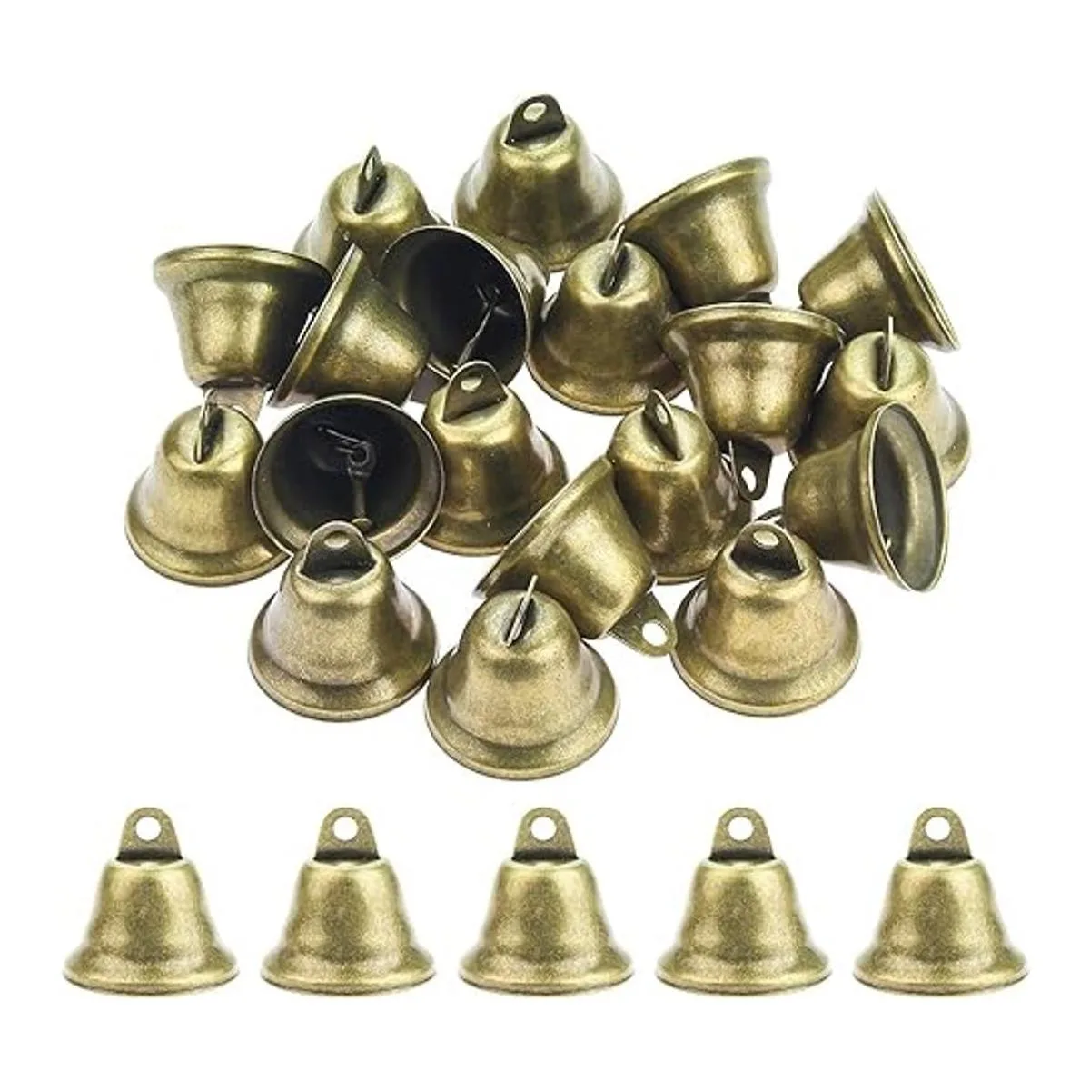 Powlankou 40 campanas vintage de 1.496 in de bronce para