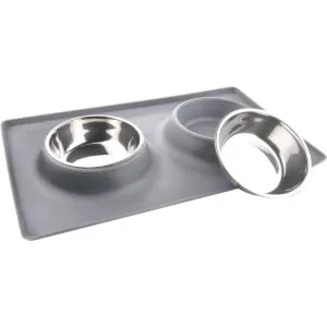Cuencos para perros con alfombra cuenco de agua para_1