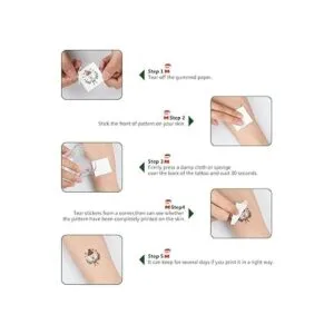 Regalos de fiesta de tatuajes de Navidad de 256 quilates_5