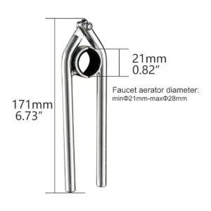 Tecmolog llave de aireador de grifo y herramienta de_6