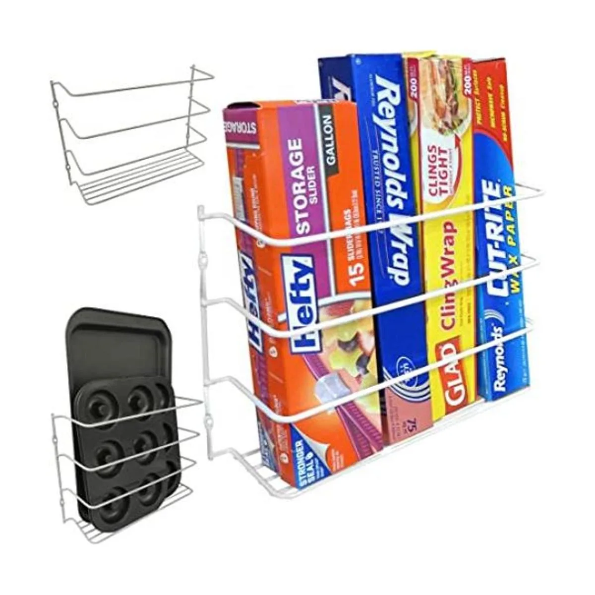 Evelots Paquete de 2 cestas de almacenamiento para puerta