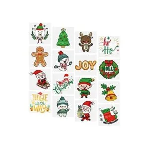 Regalos de fiesta de tatuajes de Navidad de 256 quilates_1