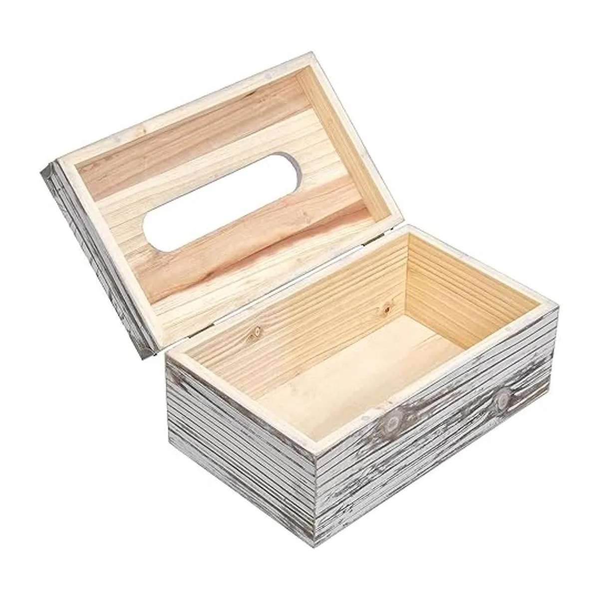 Liry Products Caja de papel de seda facial de madera