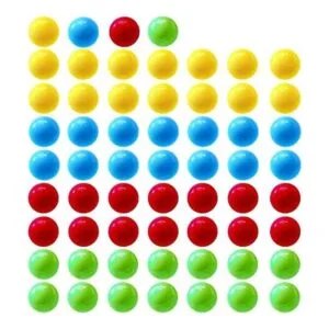 Hotusi 60 bolas de repuesto para juego compatibles con_1