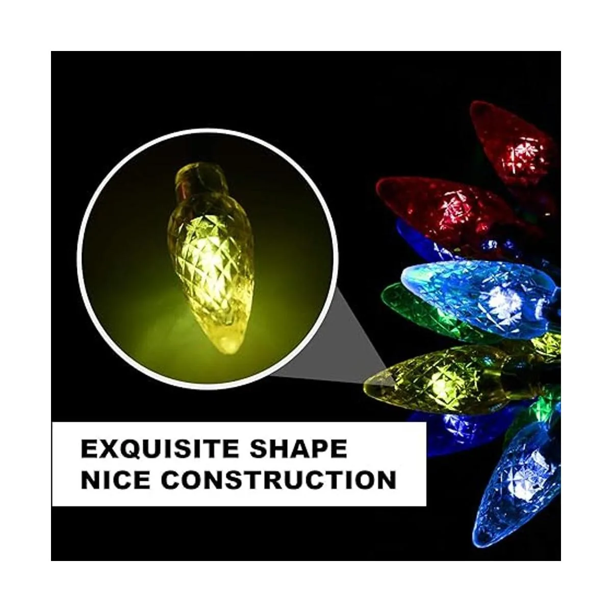 Fotbor LED Christmas Lights Phone Charging Cable Festive_6