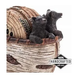 Juego de posavasos de oso 6 posavasos rústicos de tamaño_2