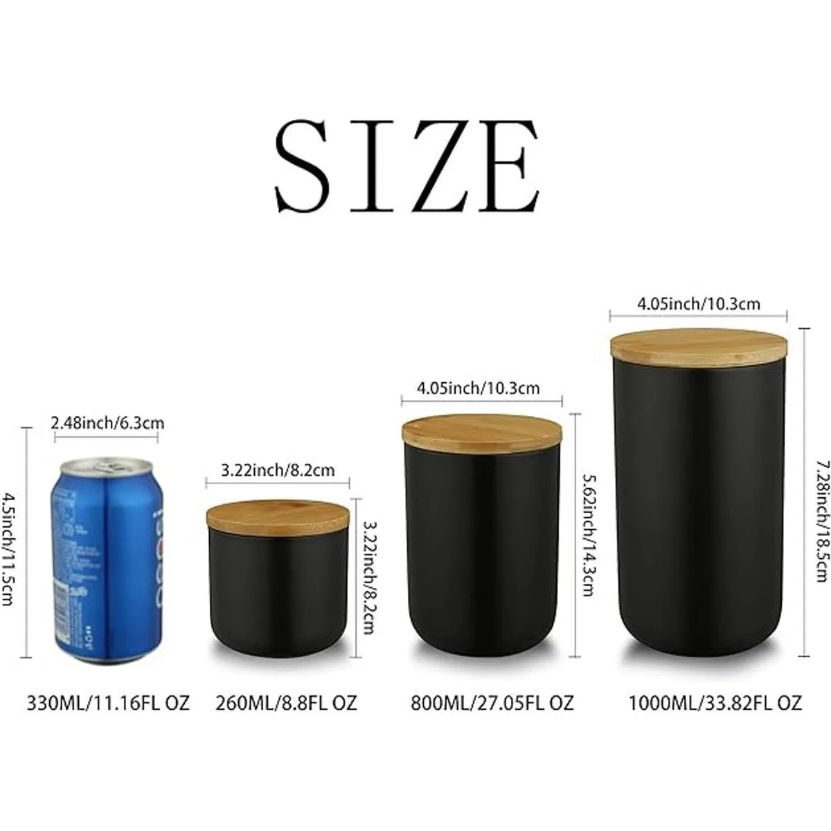 Bote de almacenamiento de alimentos tarros de cocina de_2