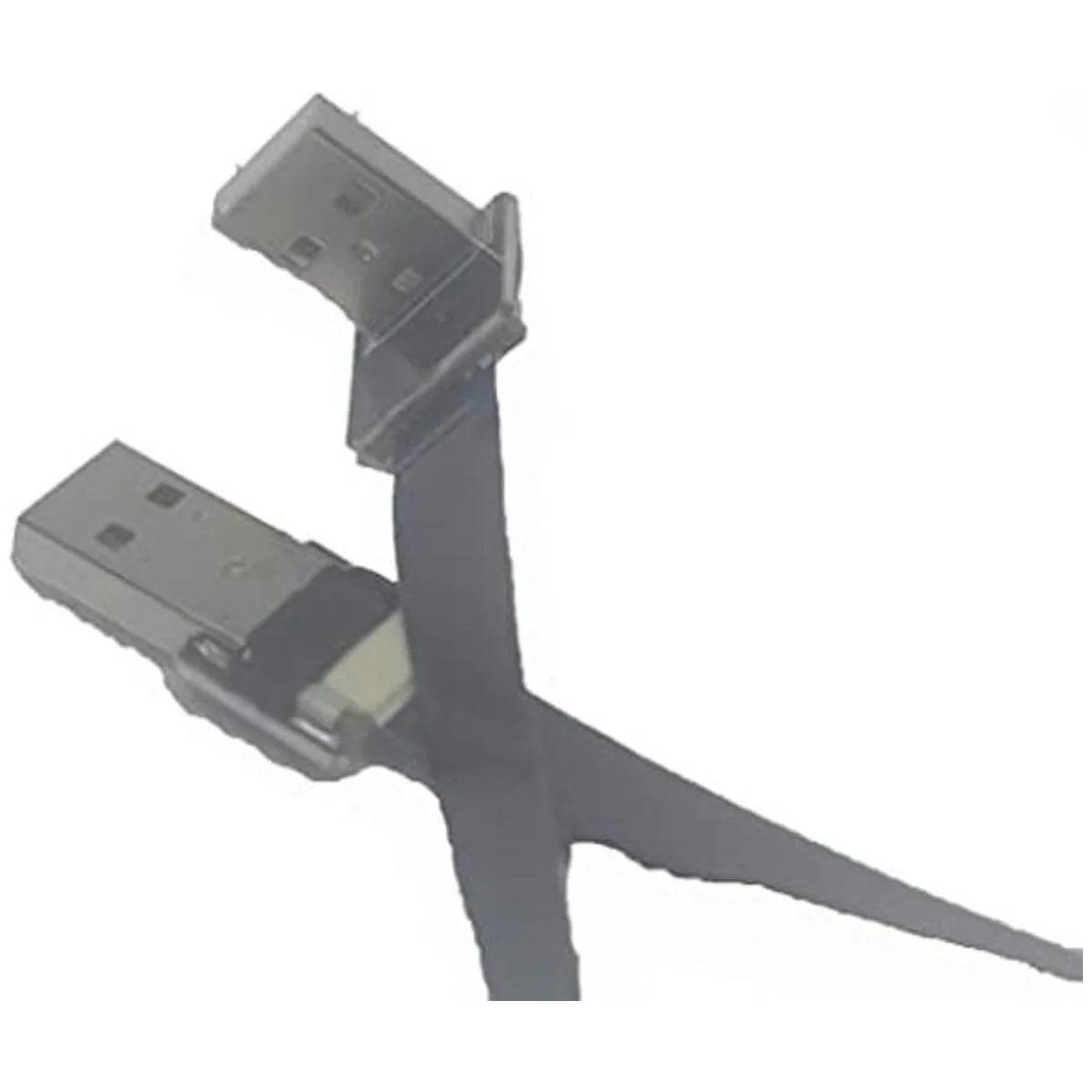 Cinta delgada y delgada estándar USB A macho de 90 grados_1