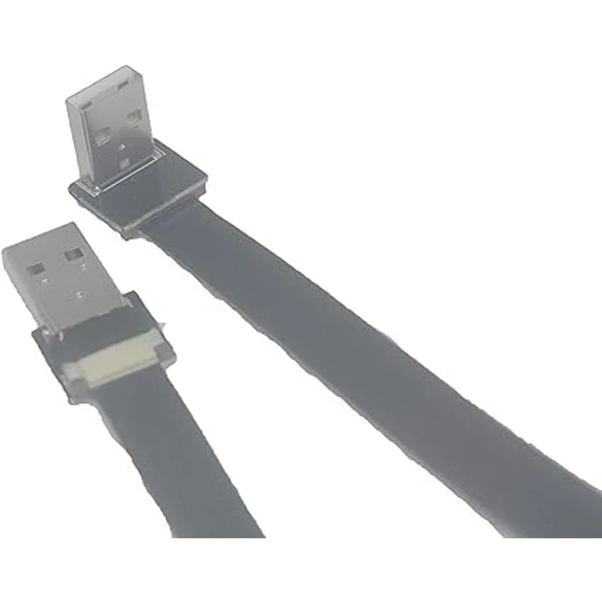 Cinta delgada y delgada estándar USB A macho de 90 grados_5