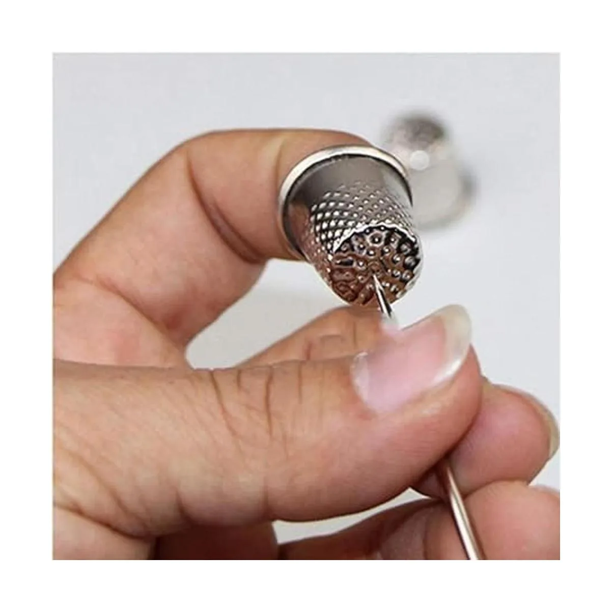 Maxmoral Juego de 20 dedales de costura para acolchado_5