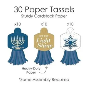 Big Dot of Happiness Happy Hanukkah Guirnalda de 90