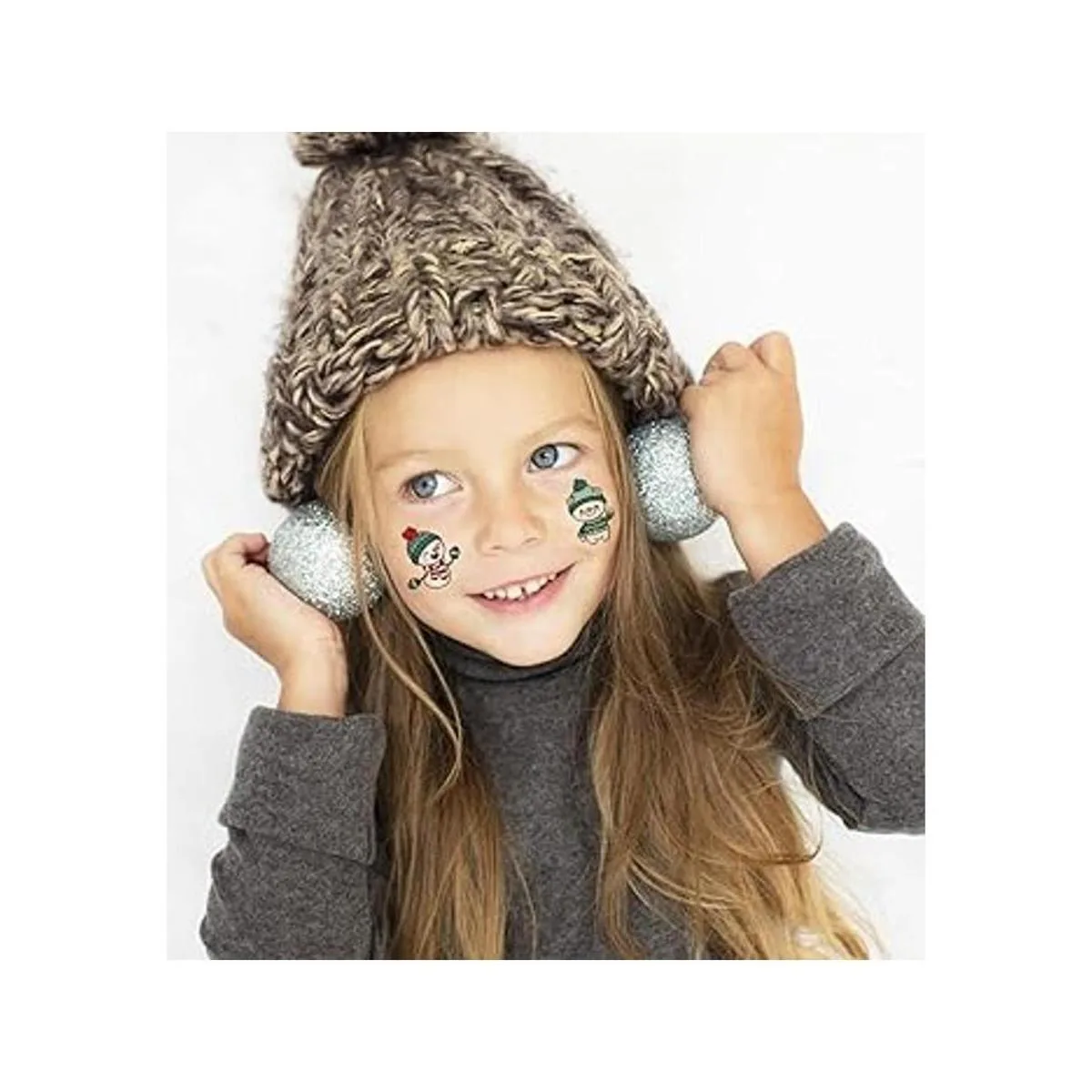 Regalos de fiesta de tatuajes de Navidad de 256 quilates_6