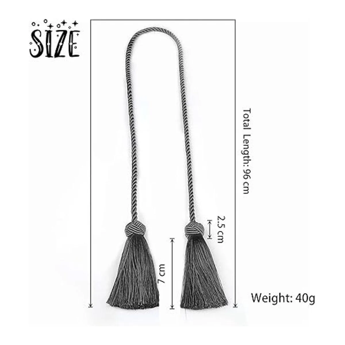 BEL AVENIR Paquete de 4 cintas decorativas hechas a mano_2