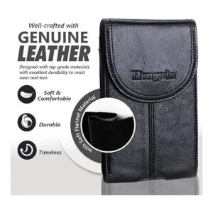 Hengwin Funda de cuero genuino para teléfono Samsung_2