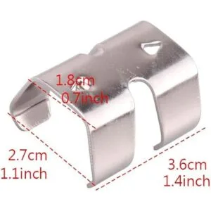 Lee House Abrazaderas de cuerda doble de acero inoxidable_3