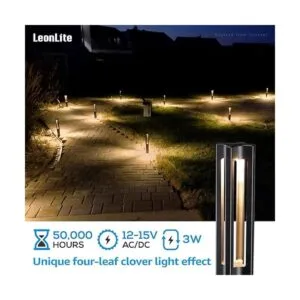 LEONLITE Luces de paisaje de bajo voltaje efectos de_2