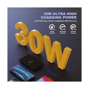 ELEGRP Toma de pared USB de 3 puertos de 30 W 6.0_2