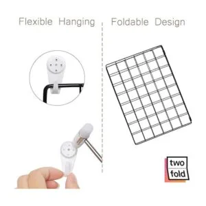 Kakivan Panel de rejilla de pared de alambre para