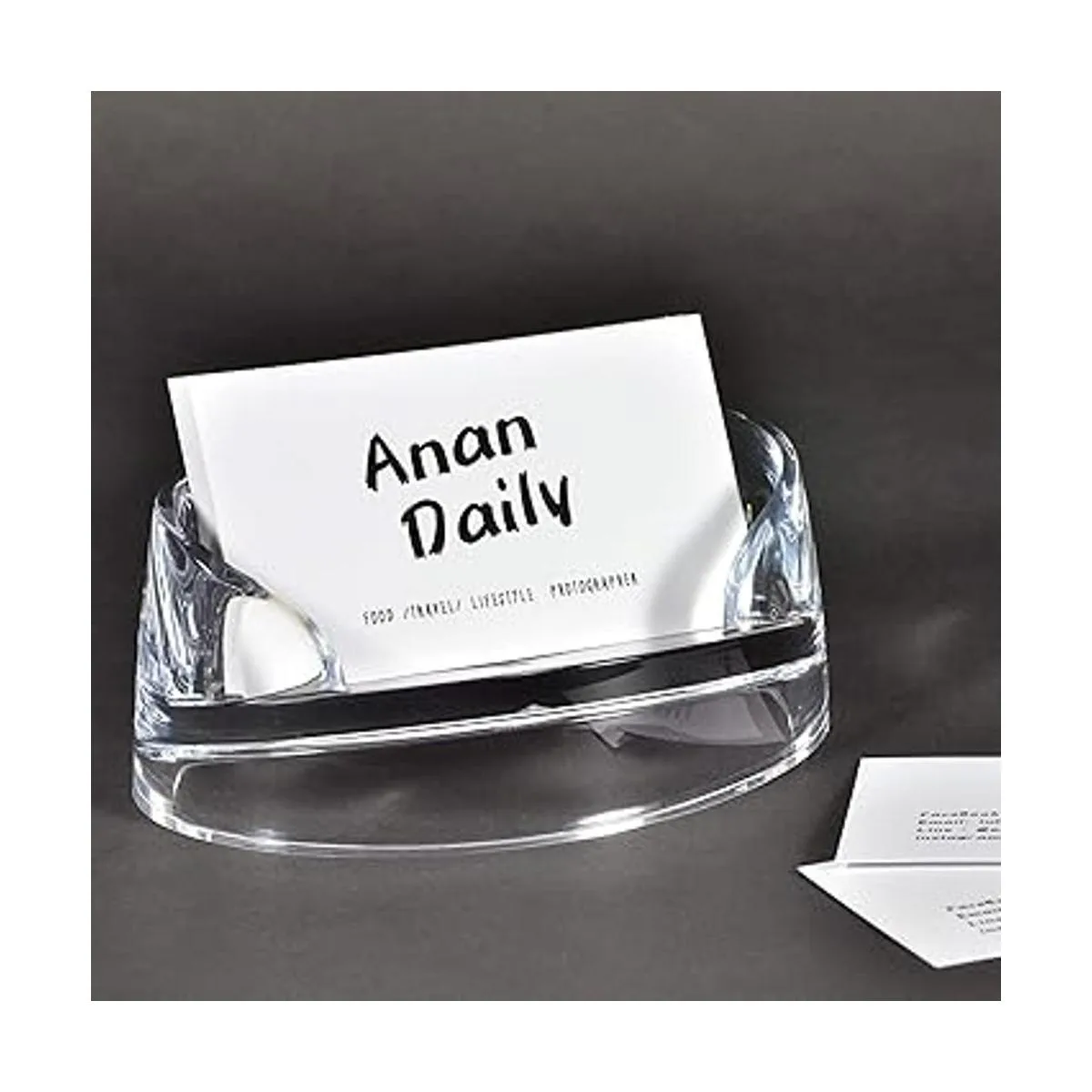 Tarjetero de acrílico para tarjetas de visita._5