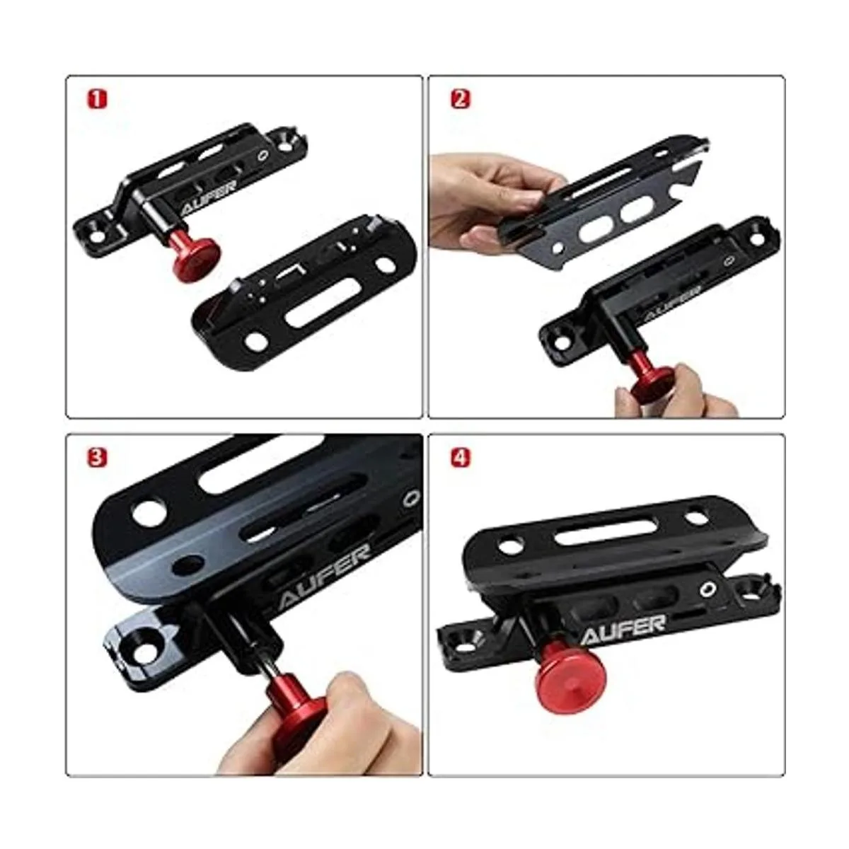 AUFER Soporte universal de aluminio de liberación rápida_2