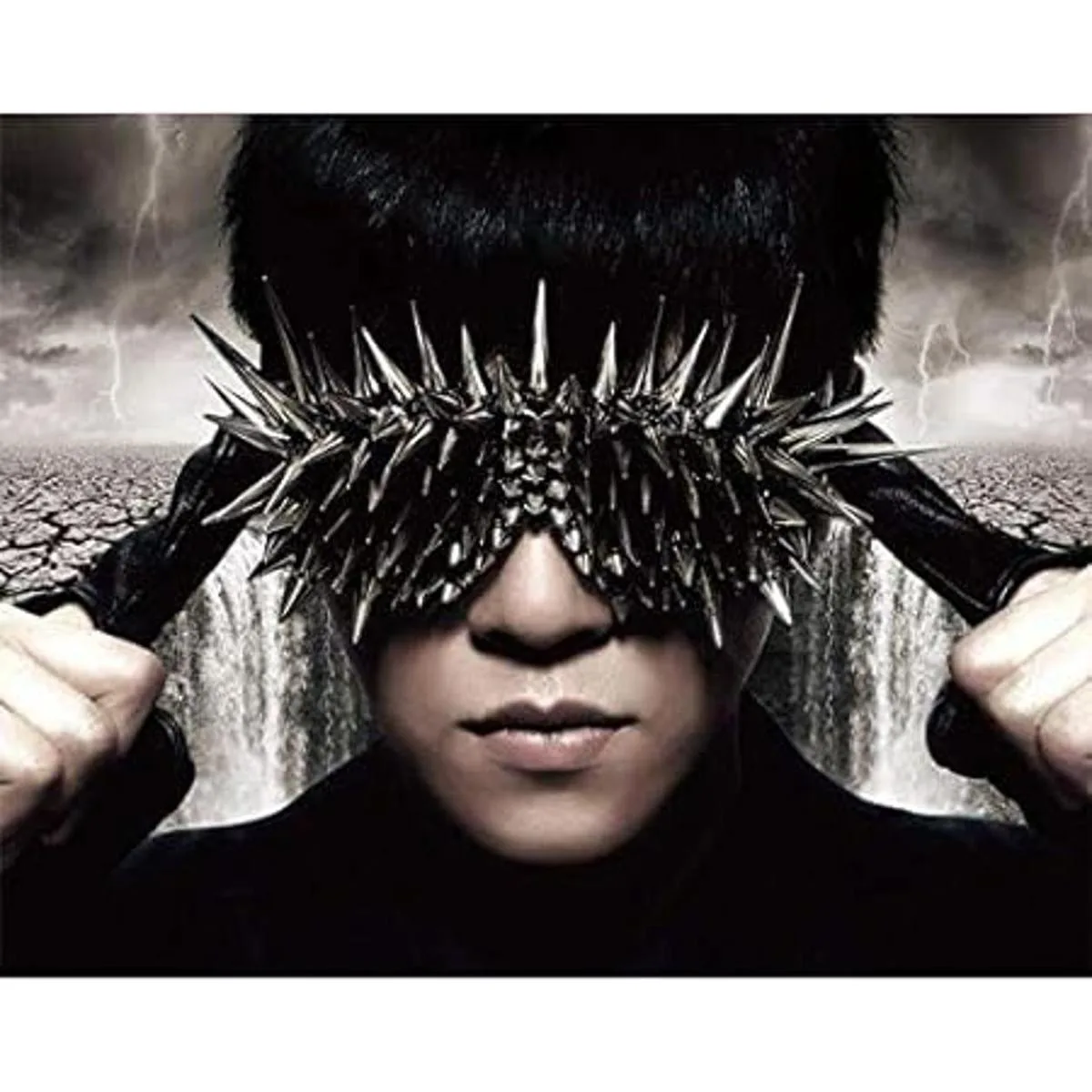 2.165 in sólido punk bala grandes espigas metal cuero_4