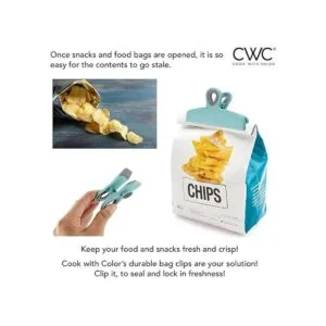 COOK WITH COLOR Juego de 8 clips para bolsas 2 clips_4