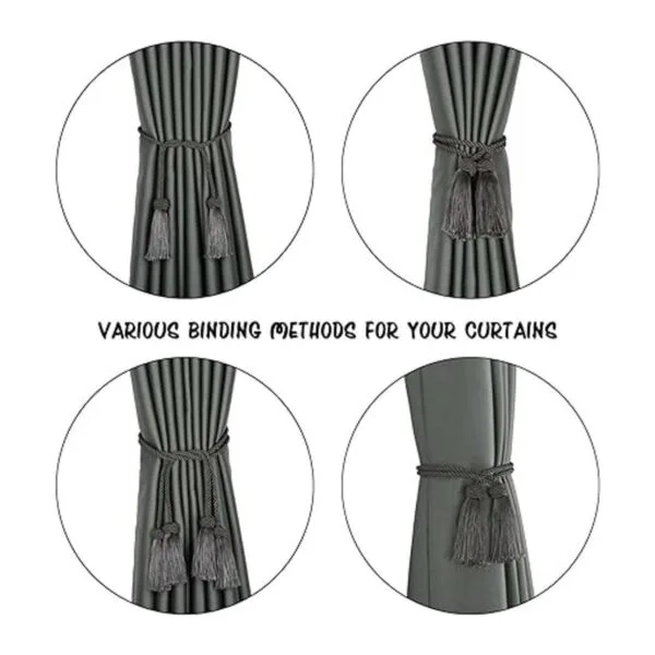BEL AVENIR Paquete de 4 cintas decorativas hechas a mano_4