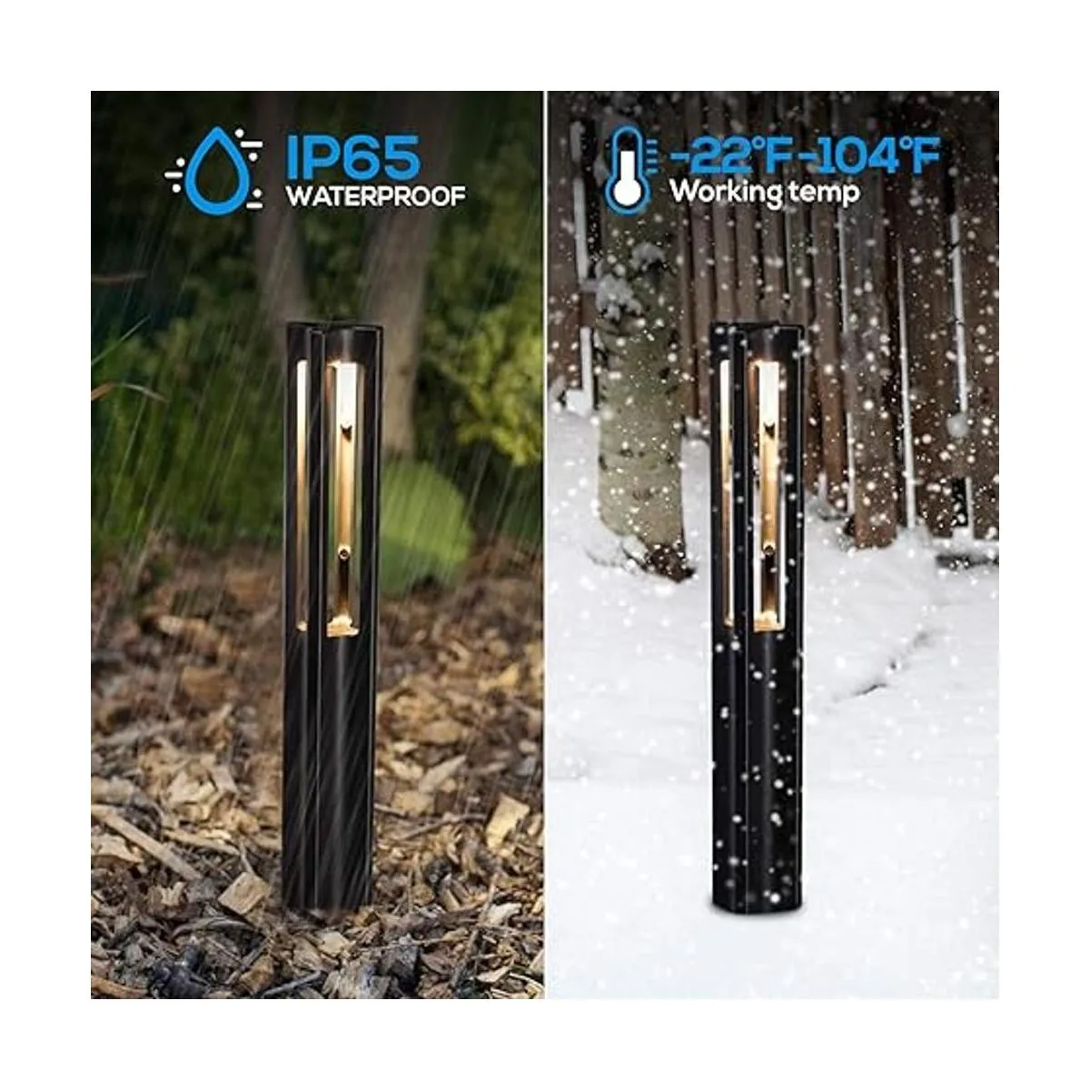 LEONLITE Luces de paisaje de bajo voltaje efectos de_3