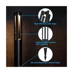 LEONLITE Luces de paisaje de bajo voltaje efectos de_4