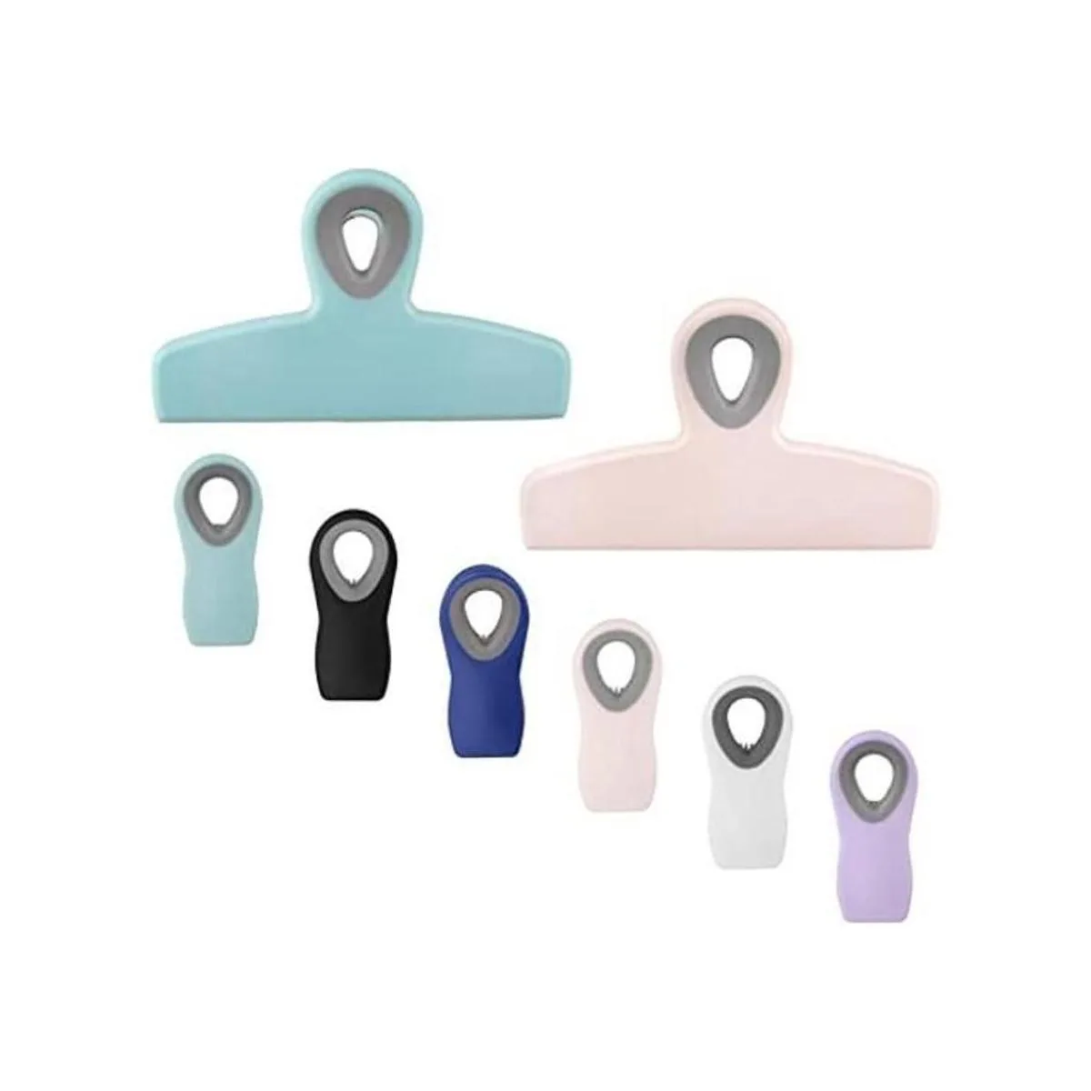 COOK WITH COLOR Juego de 8 clips para bolsas 2 clips_1