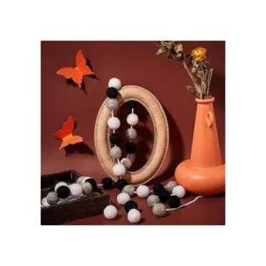 2 guirnaldas de bolas de fieltro de lana guirnalda de_5