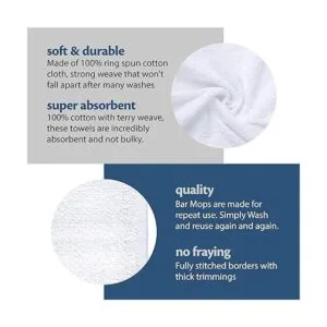 Groko Textiles Toallas de limpieza universales paquete de_4