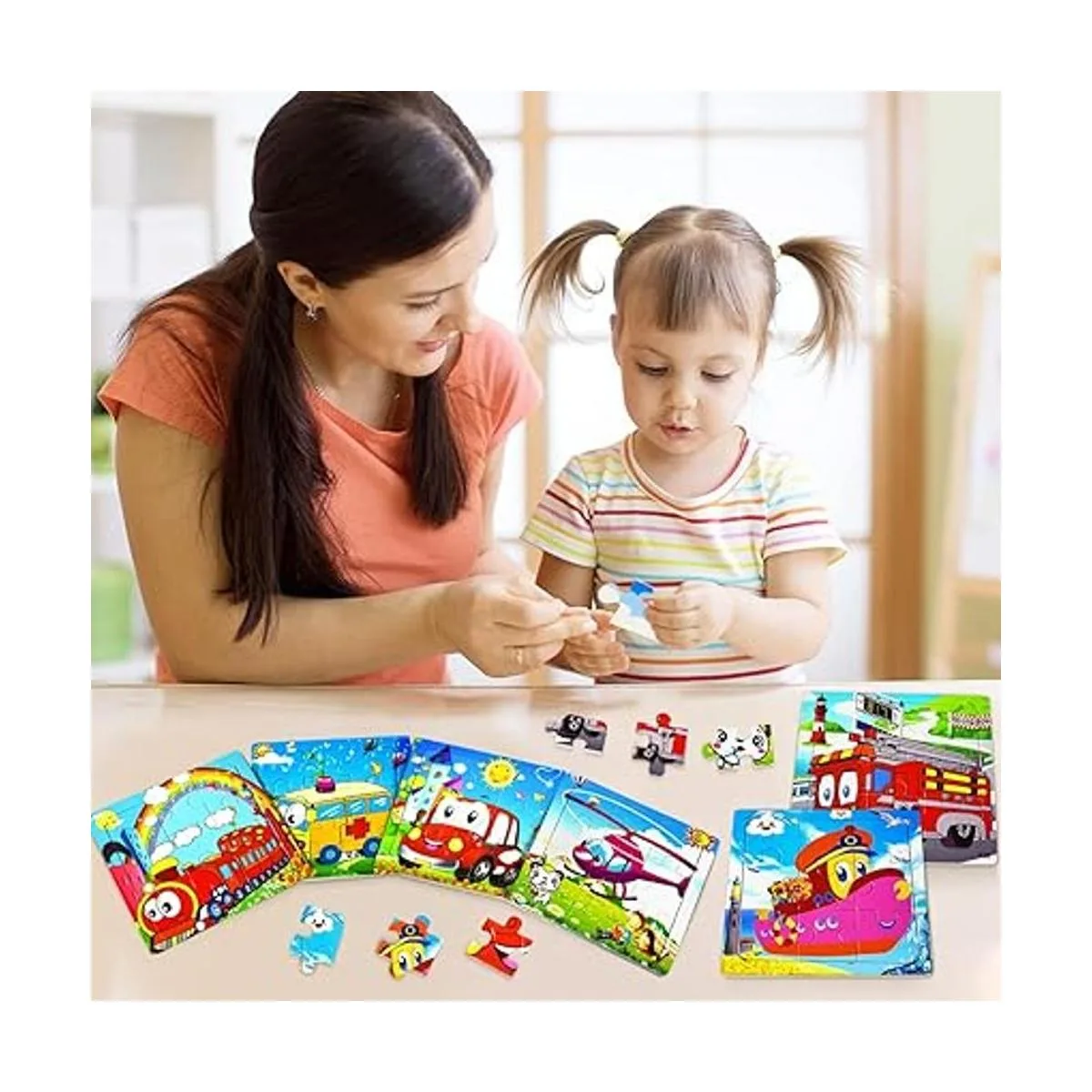 Rompecabezas de juguetes para niños de 2 a 5 años 9