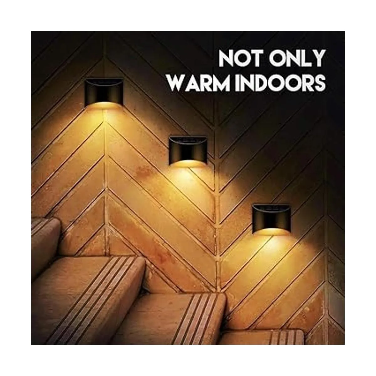 LeiDrail Luces solares de escalón para exteriores valla_5