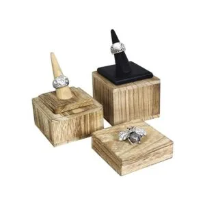 MOOCA 3 elevadores cuadrados de madera para exhibición de_3