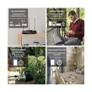 LoraTap Adaptador de enchufe de bombilla LED WiFi_3