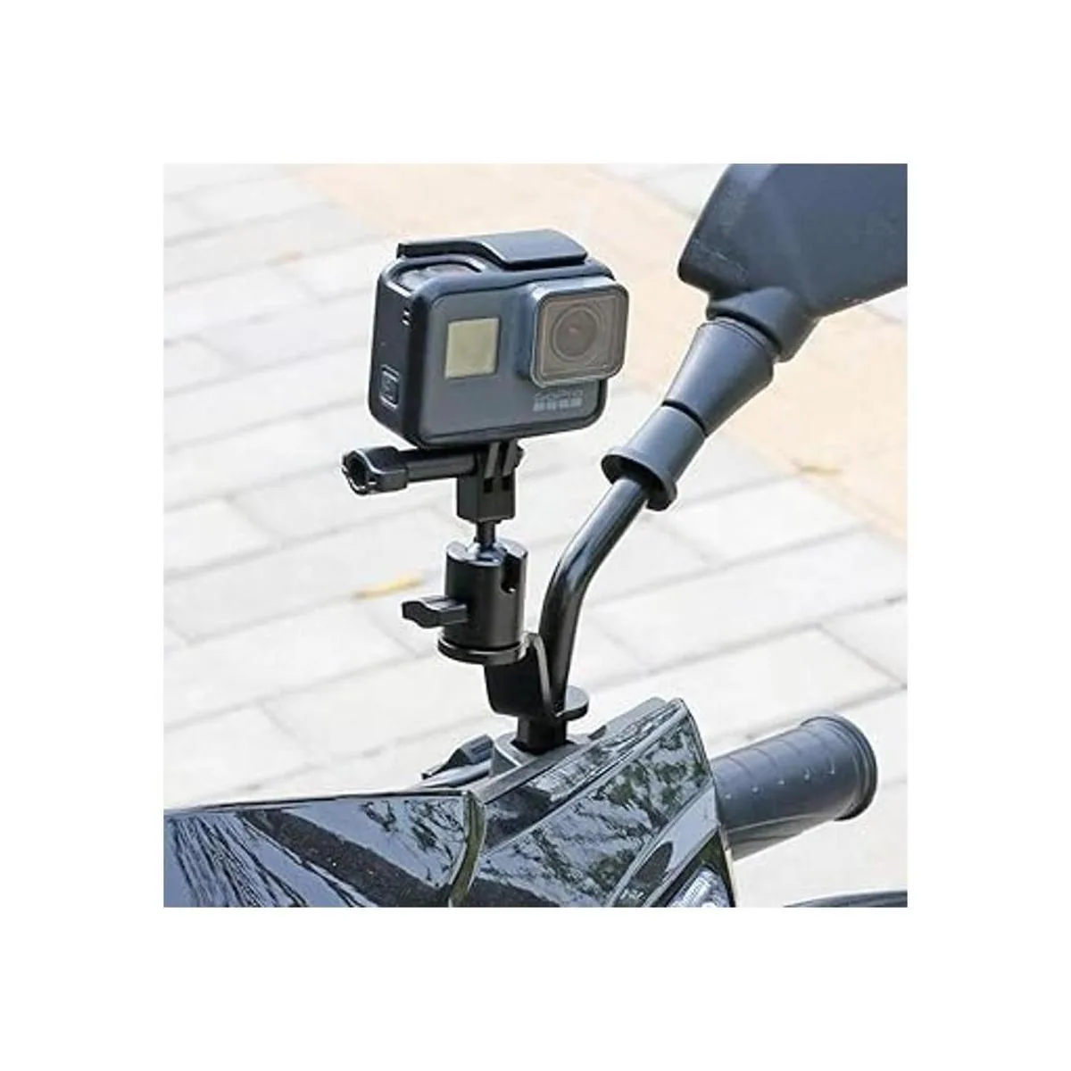 SUREWO Soporte de aluminio para espejo retrovisor de_2