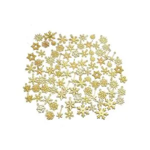 Encantos de copo de nieve de Navidad 3.53 oz alrededor