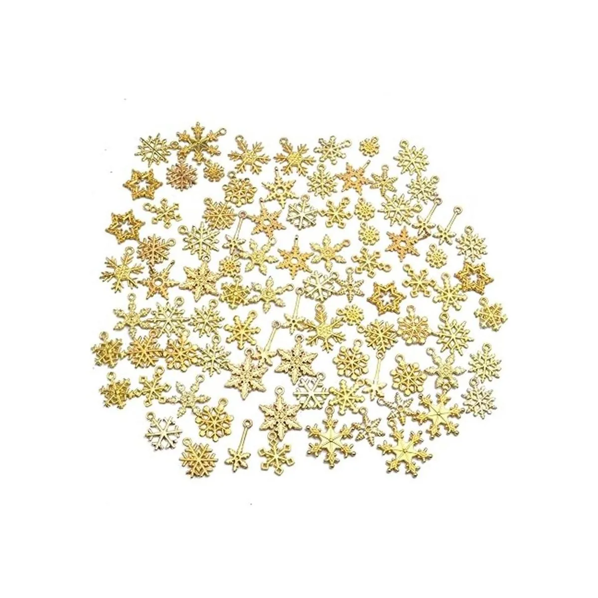 Encantos de copo de nieve de Navidad 3.53 oz alrededor