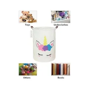 Cesta de almacenamiento grande de QUEENLALA plegable y_3