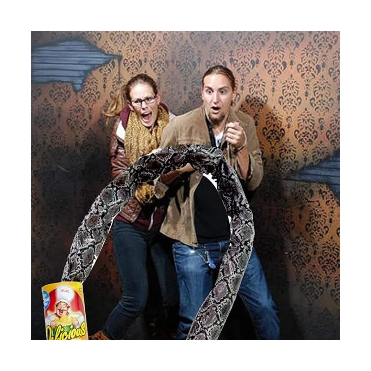 Blppldyci El juguete de serpiente de papas fritas puede