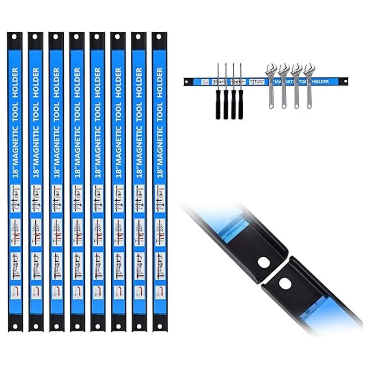 Soporte magnético para herramientas de 18.0 in 8